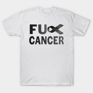 Fuck Cancer (Black Ribbon) T-Shirt